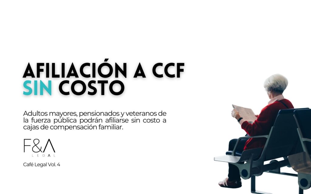 Afiliación sin costo a CCF.