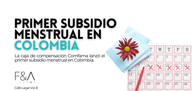 Primer subsidio menstrual en Colombia.